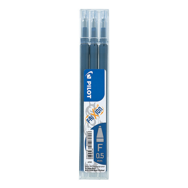Lot de 3 recharges FriXion Point bleu nuit 0,5mm - Pilot