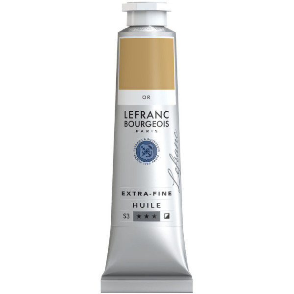 photo-Peinture à l'huile - Extra-fine - Or - 700 - Lefranc Bourgeois - 40ml