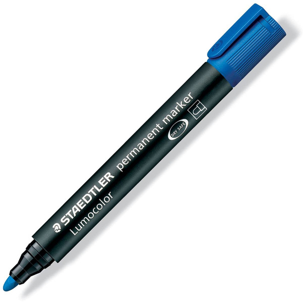 photo-Marqueur - Indélébile - Permanent - Bleu - Pointe conique - Staedtler