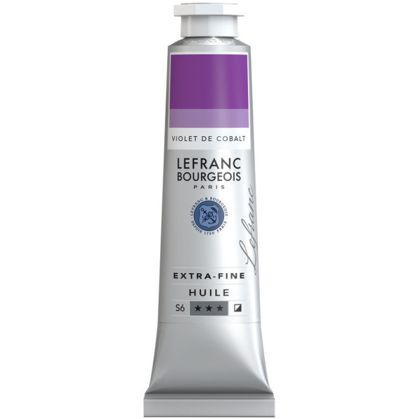 photo-Peinture à l'huile - Extra-fine - Violet de cobalt - 606 - Lefranc Bourgeois - 40ml