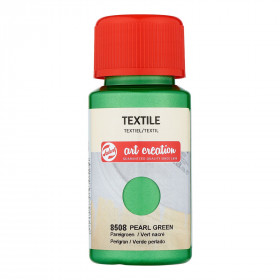 Peinture pour textile - vert nacré - Talens Art Creation - 50ml | Artmania