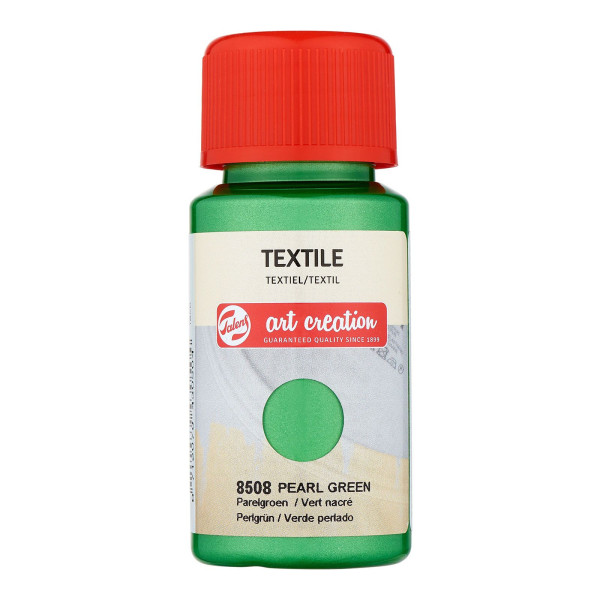 Peinture pour textile - vert nacré - Talens Art Creation - 50ml | Artmania