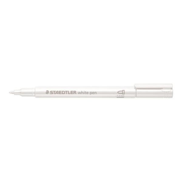 photo-Marqueur - Indélébile - Blanc métallisé - Tous supports - Staedtler