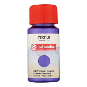 Peinture pour textile - violet nacré - Talens Art Creation - 50ml | Artmania