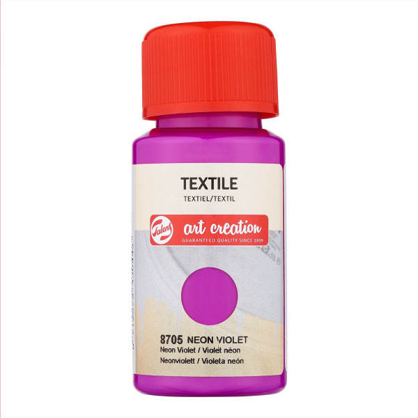Peinture pour textile - violet néon - Talens Art Creation - 50ml | Artmania