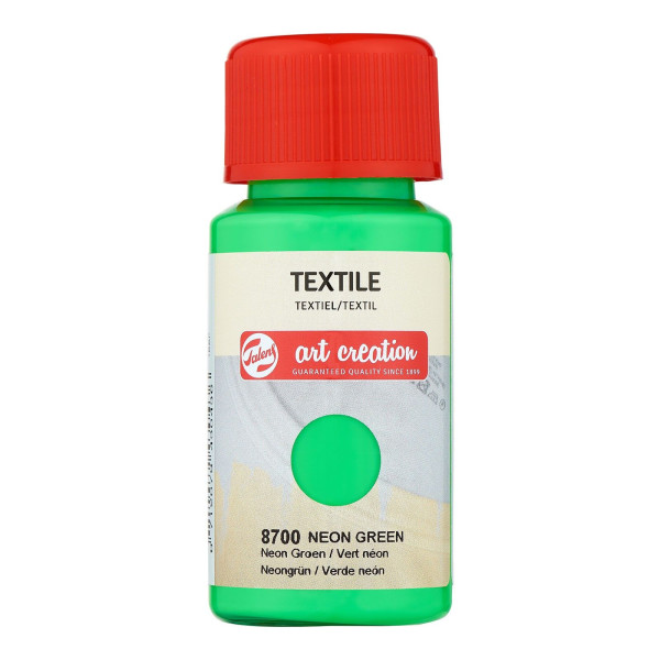 Peinture pour textile - vert néon - Talens Art Creation - 50ml | Artmania