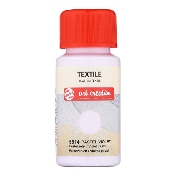 Peinture pour textile - violet pastel - Talens Art Creation - 50ml | Artmania