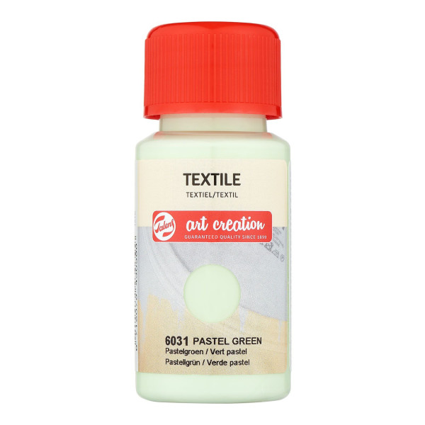 Peinture pour textile - vert pastel - Talens Art Creation - 50ml | Artmania