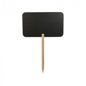 Grande pancarte en ardoise noire plaque de jardin Securit