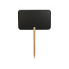 Grande pancarte en ardoise noire plaque de jardin Securit