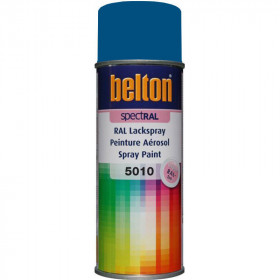 Bombe de peinture Belton Spectral RAL5010 Bleu gentiane 400ml