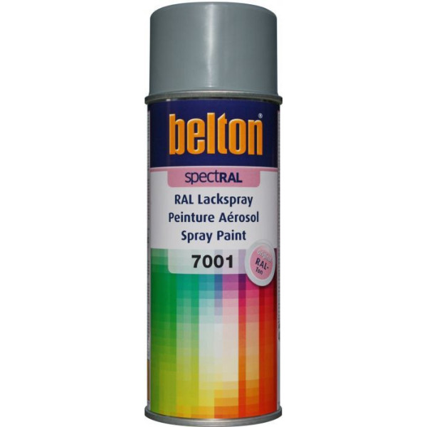 Bombe de peinture Belton Spectral RAL7001 gris argent 400ml