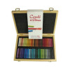 Coffret en bois de 48 carrés couleur assortis Conté à Paris