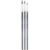 3 pinceaux - Ronds - Aquarelle - Petit-gris - Poils naturels - n°4/8/12 - Lefranc Bourgeois