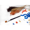 3 pinceaux - Ronds - Aquarelle - Petit-gris - Poils naturels - n°2/6/10 - Lefranc Bourgeois