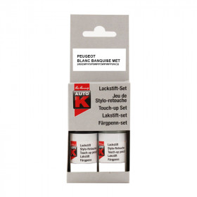 photo - Stylo de retouche et vernis pour carrosserie - Citroën - 249 Blanc banquise - Auto K
