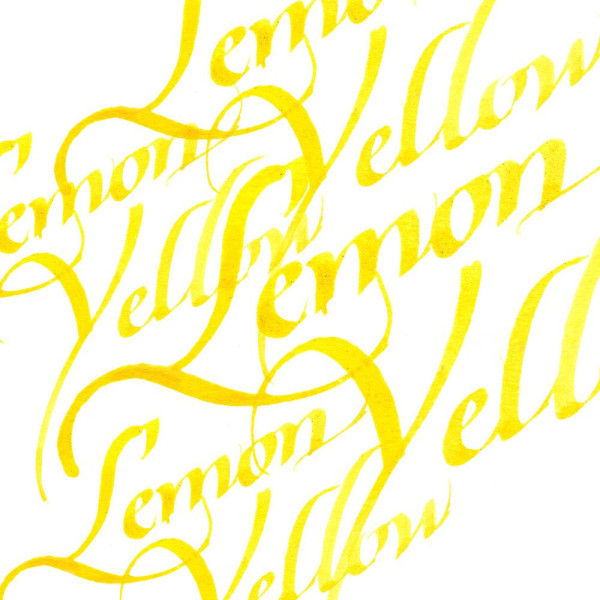 Encre pour calligraphie - Jaune citron - Winsor et Newton - Flacon de 30ml - Beaux-arts