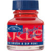 Encre pour calligraphie - Ecarlate - Winsor et Newton - Flacon de 30ml - Beaux-arts