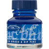 Encre pour calligraphie - Bleu clair - Winsor et Newton - Flacon de 30ml - Beaux-arts