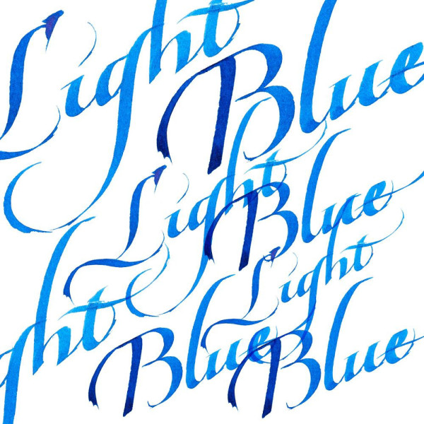 Encre pour calligraphie - Bleu clair - Winsor et Newton - Flacon de 30ml - Beaux-arts