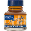 Encre pour calligraphie - Ocre jaune - Winsor et Newton - Flacon de 30ml - Beaux-arts