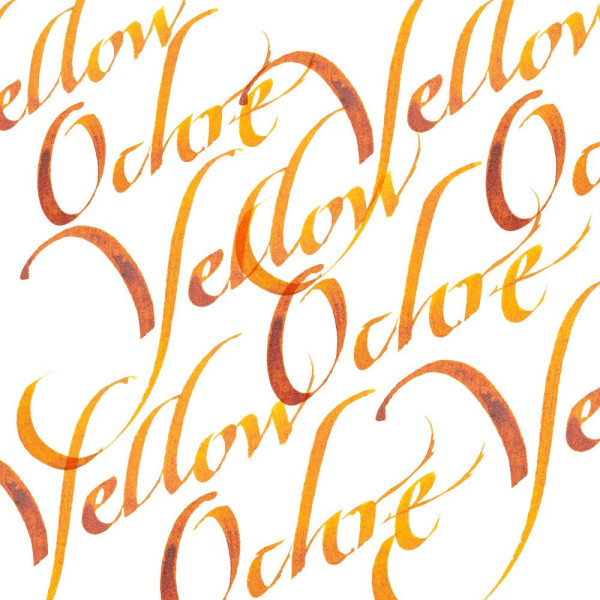 Encre pour calligraphie - Ocre jaune - Winsor et Newton - Flacon de 30ml - Beaux-arts