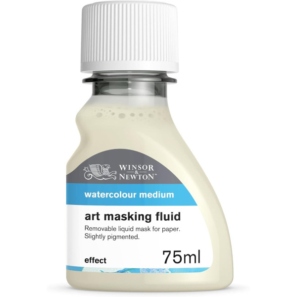 Liquide à masquer - Peinture aquarelle - Coloré - Winsor et Newton - 75ml