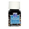 Peinture vitrail - Lefranc Bourgeois - Bleu franc - Cyan - Flacon de 50ml