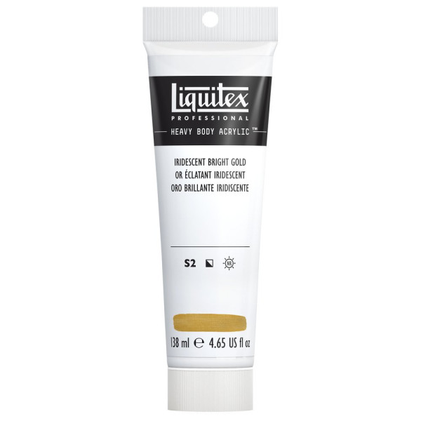 Peinture Acrylique en tube or iridescent 138ml - Liquitex Heavy Body