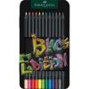 Crayons de couleur - Coloriage - Boîte métal de 12 crayons - Faber-Castell - Black édition