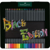Crayons de couleur - Coloriage - Boîte métal de 24 crayons - Faber-Castell - Black édition