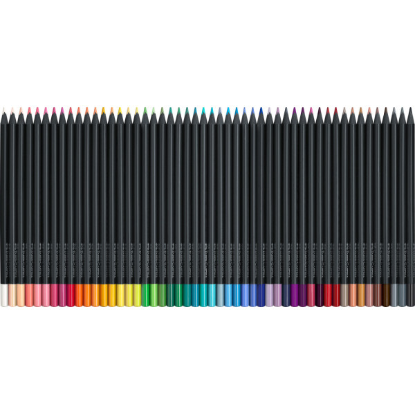 Crayons de couleur - Coloriage - Boîte de 50 crayons - Faber-Castell - Black édition