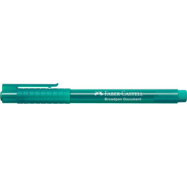 Feutre - Turquoise - Indélébile - 0,8mm - Broadpen document - Faber-Castell