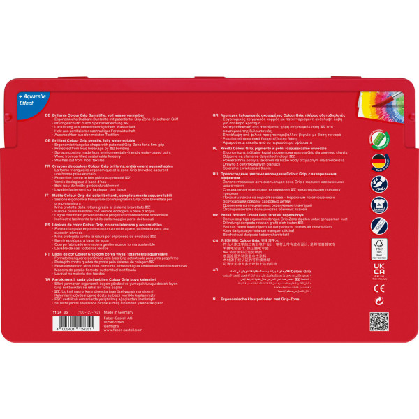 Crayons de couleur - Coloriage - 36 couleurs - Faber-Castell - Color Grip