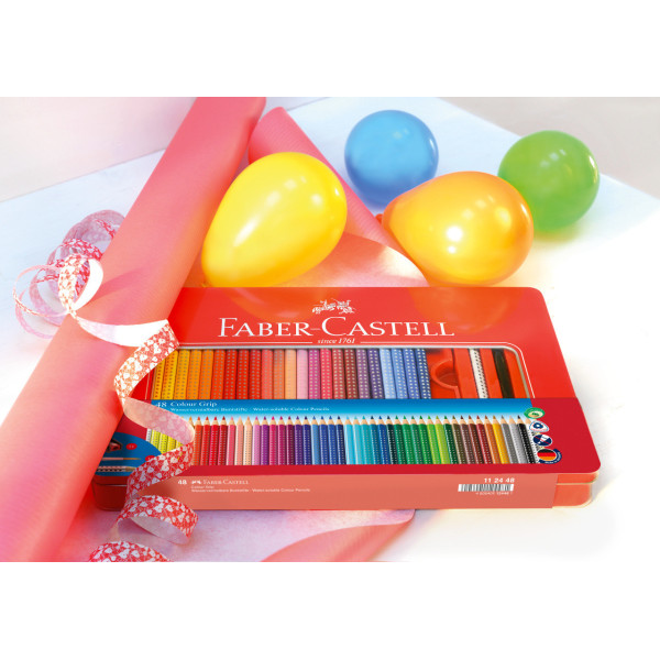 Crayons de couleur - Coloriage - 48 couleurs - Faber-Castell - Color Grip