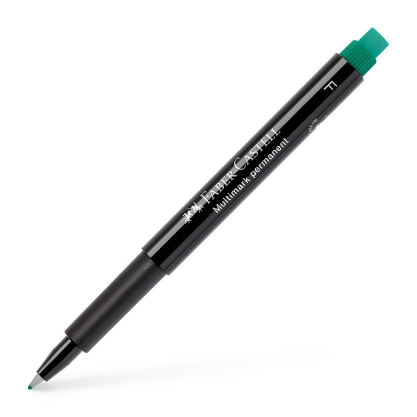 Feutre - Vert - Indélébile - Fin - Tous supports - Faber-Castell
