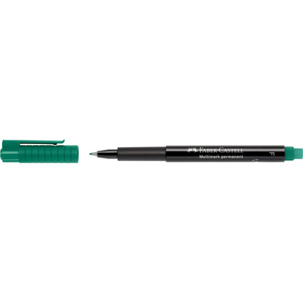 Feutre - Vert - Indélébile - Fin - Tous supports - Faber-Castell