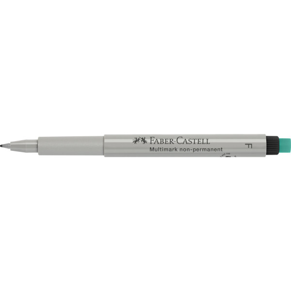 Feutre - Noir - Non permanent - Pointe fine - Faber-Castell - Multimark