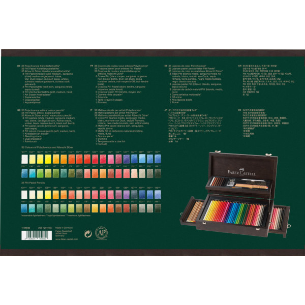 Crayons couleurs - Beaux-Arts - Faber-Castell - Coffret prestige