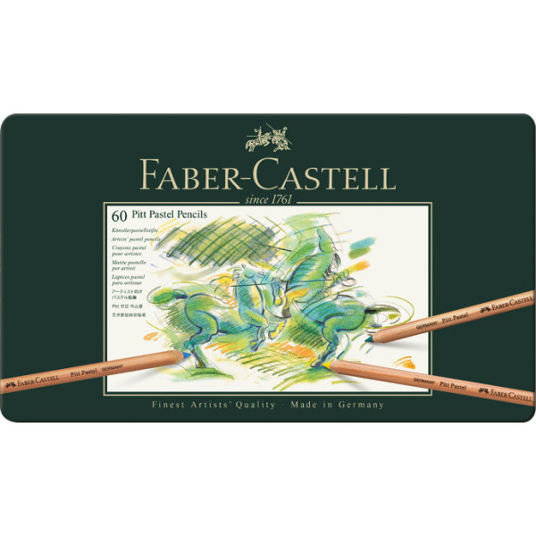 Crayons de couleur - Pastel - Faber-Castell - Pitt Pastel - Boite 60