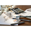 Coffret bois - 76 pièces - Crayons graphite, fusain, sanguine et accessoires - Faber-Castell