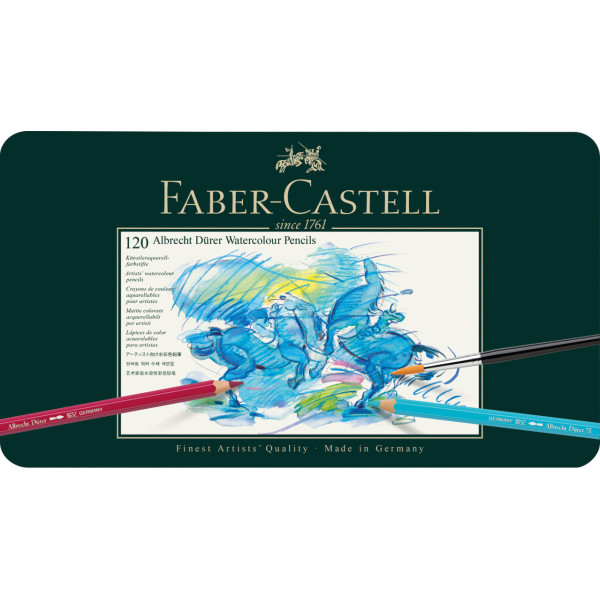 Crayons de couleur - Aquarelle - Faber-Castell - Albrecht Durer - Boite 120 couleurs