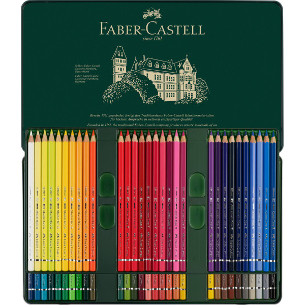 Crayons de couleur - Aquarelle - Faber-Castell - Albrecht Durer - Boite 60 couleurs