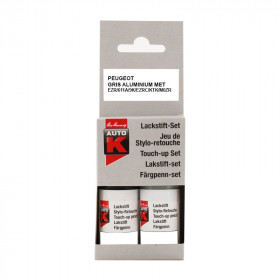 photo - Stylo de retouche et vernis pour carrosserie - Peugeot - 611A Gris aluminium