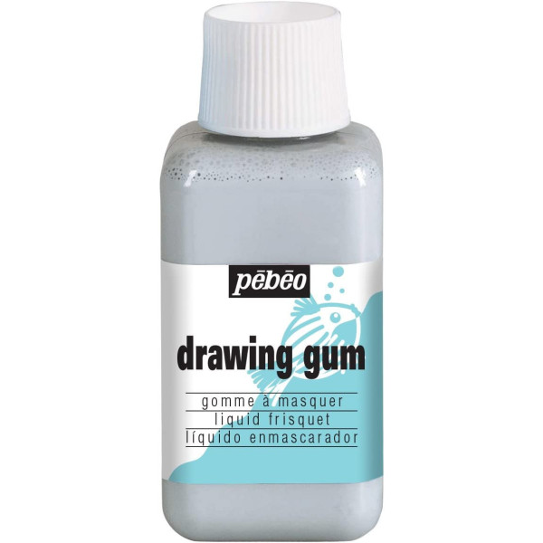 Flacon - Drawing gum - Liquide de masquage - Loisirs créatifs - 250ml - Pébéo