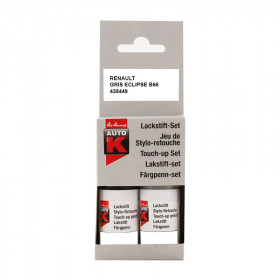 photo - Stylo de retouche et vernis pour carrosserie - Renault - B66 Gris eclispe - Auto K