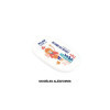 Gomme blanche - Ovale - Souple - Avec personnages - Milan