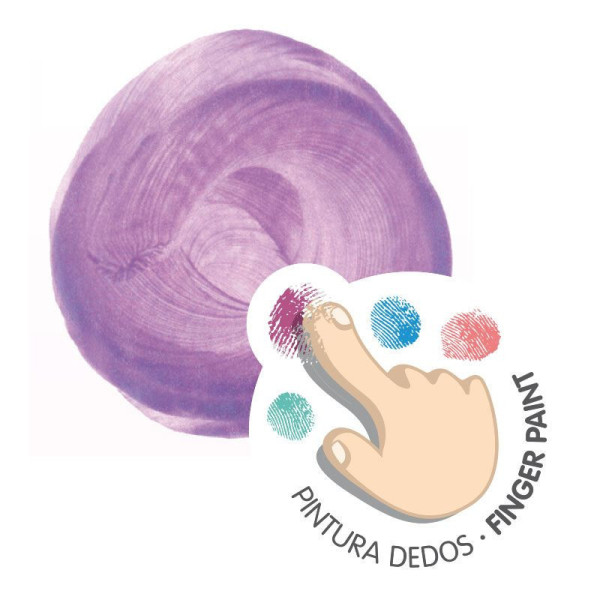 Peinture au doigt - Enfant - Coffret de 6 pots de 100ml - Couleurs métallisées