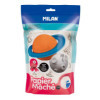 Poudre pour faire du papier mâché - Blanc - Sachet de 200g - Loisirs créatifs