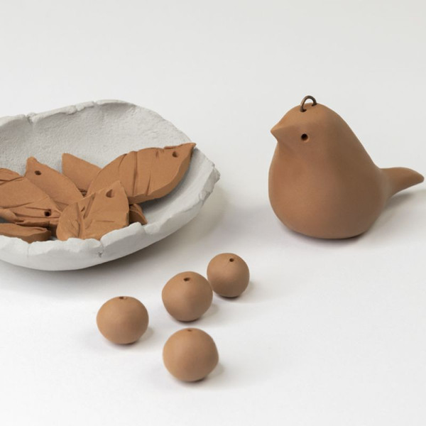 Argile - Marron - Terracotta - Naturelle - Durcit à l'air - Bloc de 400g - Milan